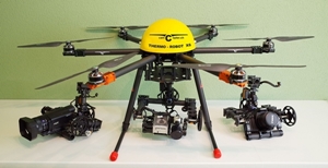 Thermorobot mit Wechselträger offen