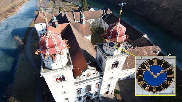 kk rheinau mit zifferblatt